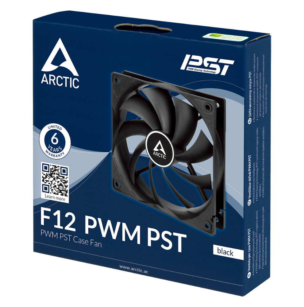 Arctic F12 PWM PST (black)